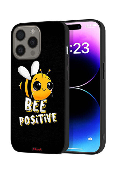 Tolwak غطاء حماية لجهاز Apple iPhone 15 Pro Max Bee Positive