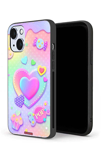 Tolwak غطاء حماية لجهاز Apple iPhone 14 Plus برسومات قلوب البوب