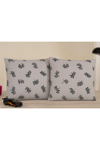 LaLiva Children's Pillow Case - 50X70 cm - 2 Pieces - Gray