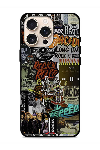 Tolwak غطاء حماية لجهاز Apple iPhone 16 Pro Max، لون Long Live Rock N Roll