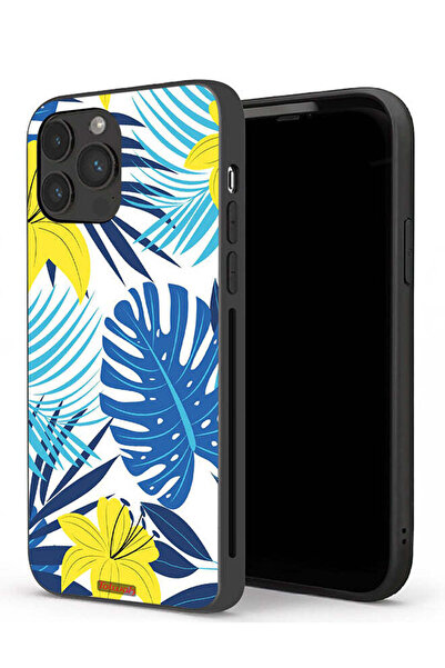 Tolwak جراب حماية لجهاز Apple iPhone 13 Pro بتصميم ريش وزهور