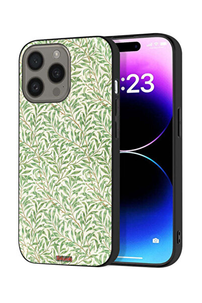 Tolwak غطاء حماية لجهاز Apple iPhone 15 Pro بنمط Willow Bough الشهير