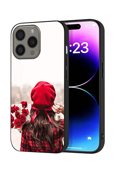 Tolwak غطاء حماية لجهاز Apple iPhone 15 Pro Max يحمل زهورًا