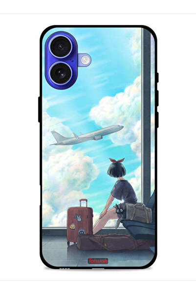 Tolwak غطاء حماية لجهاز Apple iPhone 16 Plus بتصميم فن السفر