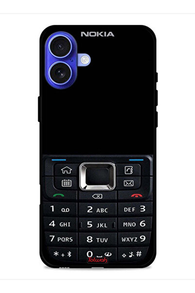 Tolwak غطاء حماية لجهاز Apple iPhone 16 بنمط هاتف قديم