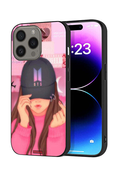 Tolwak غطاء حماية لهاتف Apple iPhone 15 Pro بتصميم فتاة صغيرة