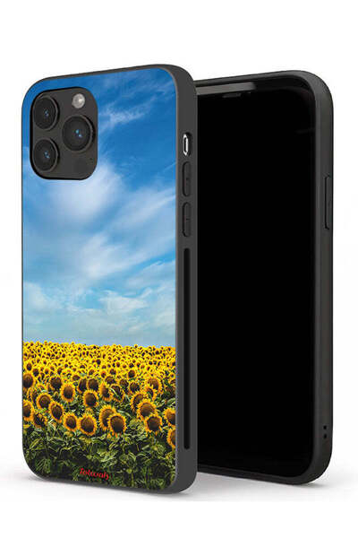 Tolwak غطاء حماية لجهاز Apple iPhone 13 Pro Max - عباد الشمس تحت السماء