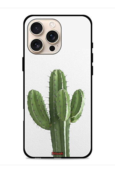 Tolwak غطاء حماية لجهاز Apple iPhone 16 Pro Max بتصميم نبات الصبار