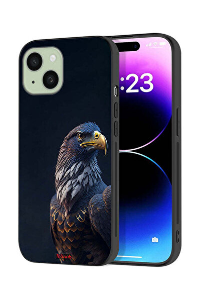 Tolwak Apple iPhone 15 Plus Protective Case Cover Eagle Hd