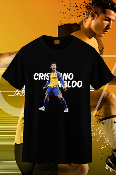 VİZYON İKRA CR7 Ronaldo Μπλουζάκι/Φούτερ με στάμπα κινουμένων σχεδίων - ΓΙΑ Ο...