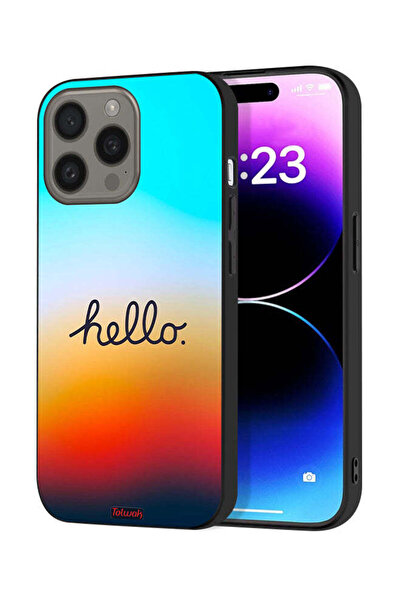 Tolwak غطاء حماية لجهاز Apple iPhone 15 Pro Max Hello