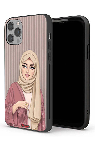 Tolwak جراب حماية لجهاز Apple iPhone 12 Pro بتصميم فتاة محجبة