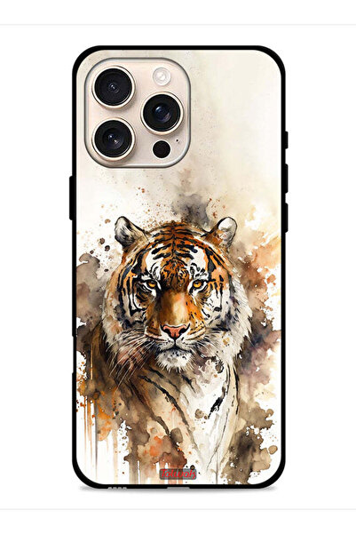 Tolwak غطاء حماية لجهاز Apple iPhone 16 Pro Max بتصميم فن تجريدي من جلد الفهد
