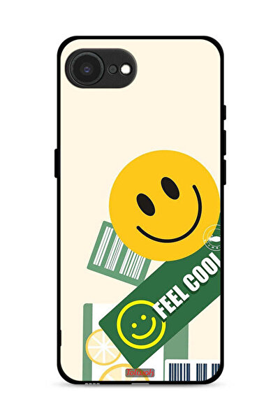 Tolwak غطاء حماية لهاتف Apple iPhone 16e بملصق Feel Cool