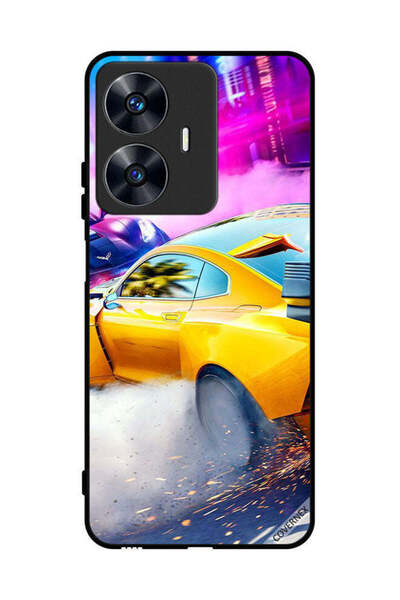 Covernex Protective Case Cover For Realme C55 Racing Car