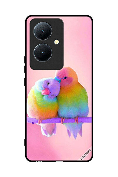 Covernex غطاء حماية لهاتف Vivo Y78 5G برسومات طيور لطيفة