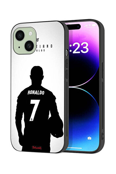 Tolwak Apple iPhone 15 Plus Protective Case Cover Cristiano Ronaldo Mask