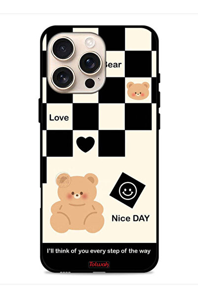 Tolwak غطاء حماية لجهاز Apple iPhone 16 Pro، سأفكر فيك في كل خطوة على الطريق