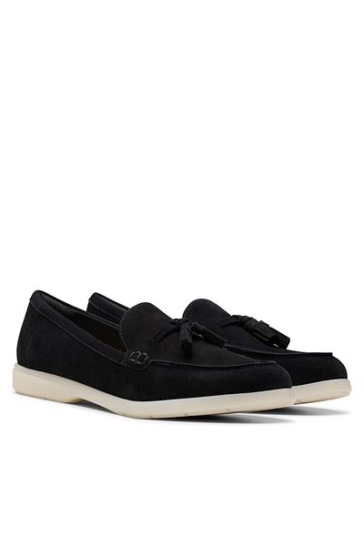 CLARKS Mocasini negri pentru femei CLARKS-26181450 015 BLACK SDE