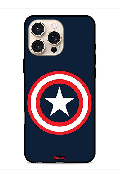 Tolwak غطاء حماية لجهاز Apple iPhone 16 Pro Max كابتن أمريكا