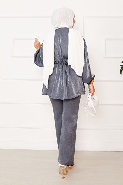 EBRUTESETTÜR Drawstring Detailed Waist Tunnel Kimono Suit