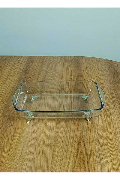 Elta Collection Mini Pedestal Presentation Service and Deep Pyrex