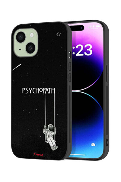 Tolwak Apple iPhone 15 Plus Protective Case Cover Psychopath
