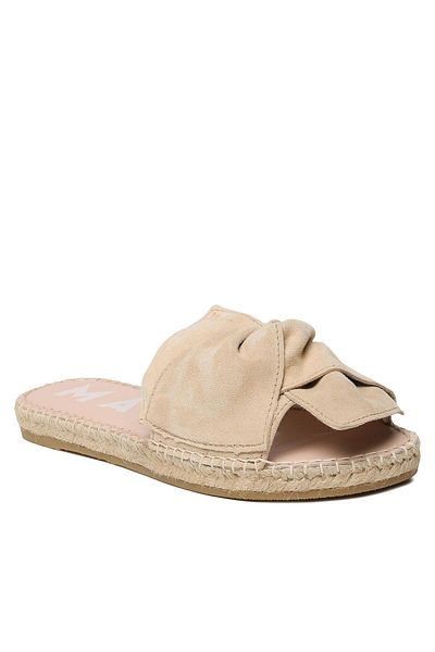 Manebi Women's Espadrilles beige MANEBI-SANDALS WITH KNOT M 1.1 JK M 1.1 CHAMPAGNE BEIGE