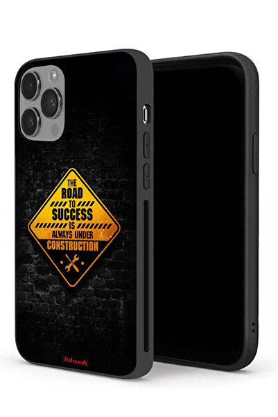 Tolwak جراب حماية لجهاز Apple iPhone 14 Pro الطريق إلى النجاح دائمًا قيد الإنشاء