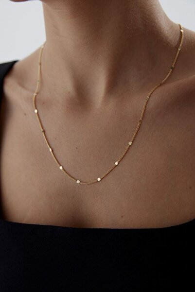 ADOR ALTIN PULLU ZİNCİR BOYUNLUK