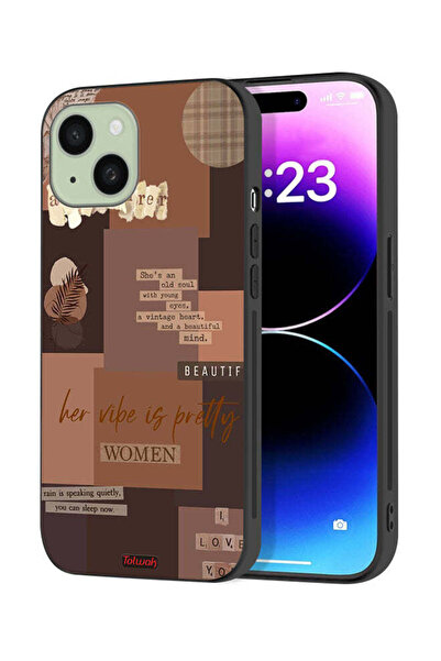 Tolwak Apple iPhone 15 Plus Protective Case Cover Adventurer Women