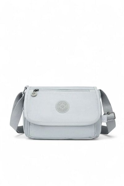SMART BAGS Geantă de damă Crinkle gri deschis SMB 1148