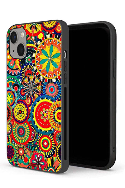 Tolwak جراب حماية لجهاز Apple iPhone 13 بنمط ماندالا ملون