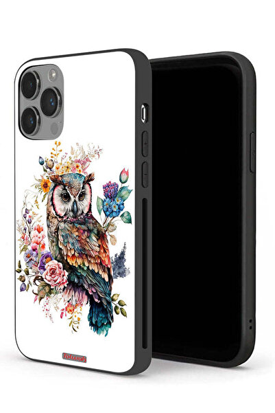 Tolwak غطاء حماية لجهاز Apple iPhone 14 Pro Max بتصميم بومة فنية تجريدية