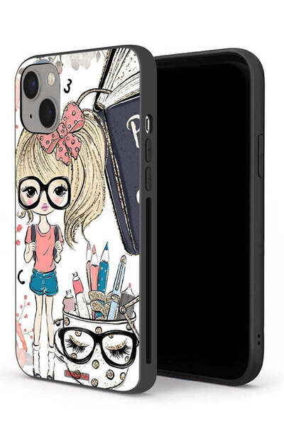 Tolwak جراب حماية لجهاز Apple iPhone 13 mini بتصميم فتاة وحيد القرن