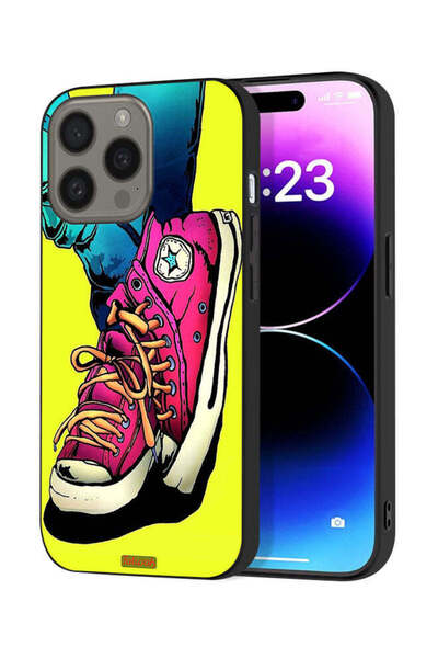 Tolwak غطاء حماية لجهاز Apple iPhone 15 Pro بتصميم حذاء من القماش