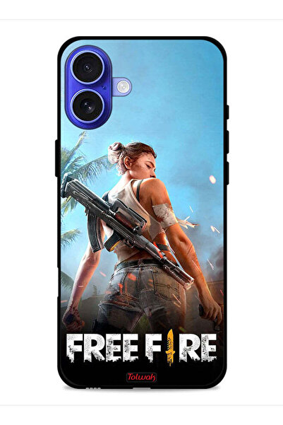 Tolwak غطاء حماية لجهاز Apple iPhone 16 Plus من Free Fire