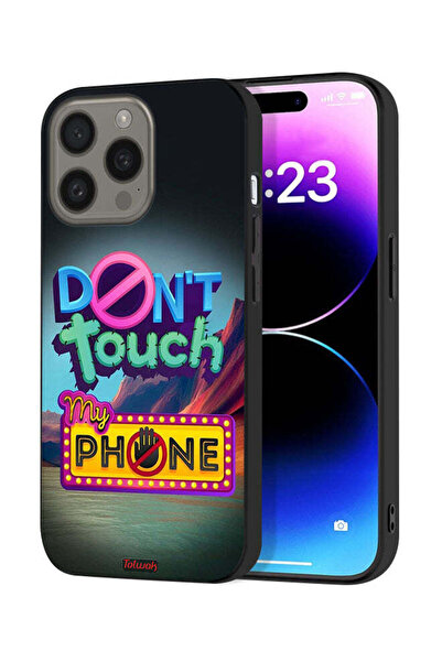 Tolwak غطاء حماية لجهاز Apple iPhone 15 Pro - لا تلمس هاتفي