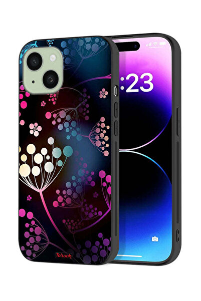 Tolwak Apple iPhone 15 Plus Protective Case Cover Pattern