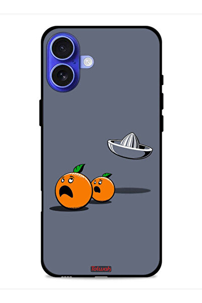 Tolwak غطاء حماية لجهاز Apple iPhone 16 بتصميم فني رقمي بسيط وفكاهي