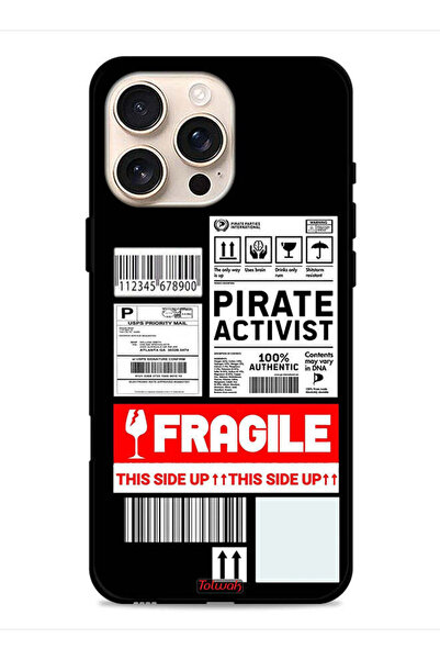 Tolwak غطاء حماية لجهاز Apple iPhone 16 Pro - ملصق ناشط خاص قابل للكسر