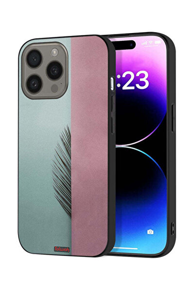 Tolwak غطاء حماية لجهاز Apple iPhone 15 Pro بتصميم نصف أوراق