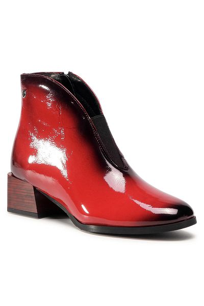 maciejka Women's Ankle boots red MACIEJKA-04777-08/00-3 RED