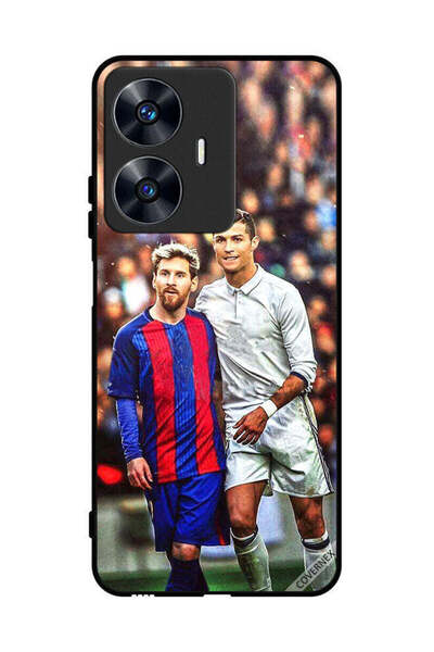 Covernex غطاء حماية لهاتف Realme C55 ميسي وكريستيانو رونالدو