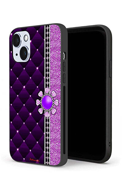 Tolwak جراب حماية لامع بتصميم قلوب لهاتف Apple iPhone 14 Plus
