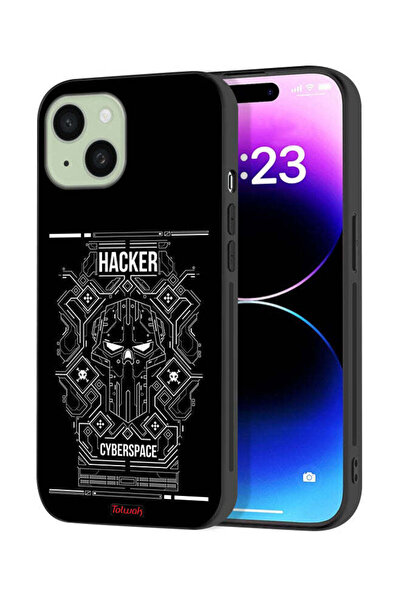 Tolwak Apple iPhone 15 Plus Protective Case Cover Cyberspace