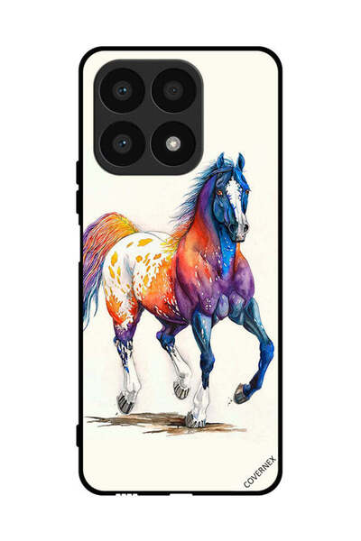 Covernex غطاء حماية لهاتف Honor X8a - رسمة حصان