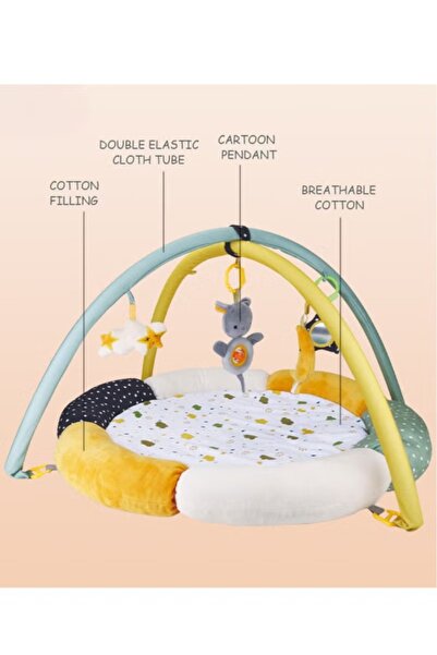 Toybox Baby Play Mat Baby Activity Gym Blanket for Infant with Toys