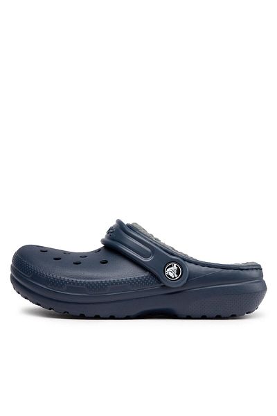 Crocs Șlapi pentru copii, unisex, albaștri, CROCS-207010 CLASSIC LINED CLOG K CLOG BLEUMARIN/CĂRBUNE