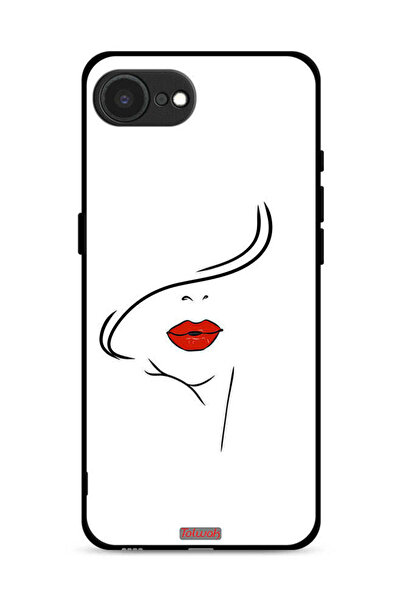 Tolwak غطاء حماية لجهاز Apple iPhone 16e بتصميم وجه فتاة